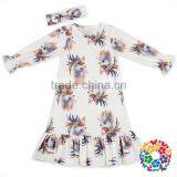 Fire Balloon Styles Long One Piece Shirt Dress Girl Daily Wear Dress Birthday Dress 1 Year Old Girl thumbnail-4