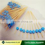 ZHUPING customized bamboo toothpicks beaded