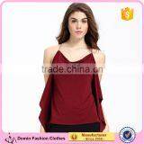 Domin Fashion Sleeveless off Shoulder Lady Top