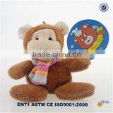 Mini Lovely Animal Keychain Chinese New Year Plush Toy Monkey thumbnail-1