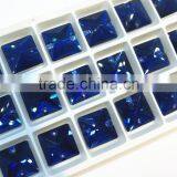 Wholesale Square Flat Back Crystal Sew on Stone With Holes for Garment Accessories thumbnail-2