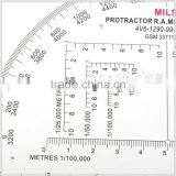 6inch Military Protractor KMP-1 Military Protractor,half Moon Military Protractor thumbnail-2