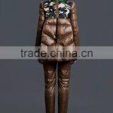 European Style Women Camo Down Filled Winter Keep Warm Pants thumbnail-3