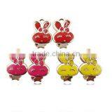 Eco-friendly Lucky Rabbit Acrylic Charms Diy Creative Rabbit Jewelry Charms Car Jewelry Decorations for 2016 Promotional Gift thumbnail-1