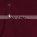 China Manufacturer Good Quality Red Cotton Zig Zag Trim Polo t Shirt With Pocket thumbnail-3