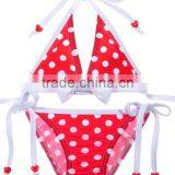 2017 Seaside Fashion Pink Baby Girl Swimsuit Two Pieces Popular Baby Swimsuit thumbnail-2