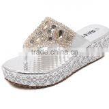 Zm50139b Ladies Rosary Sandal Wholesale Wedge Heel Women Shoes thumbnail-2