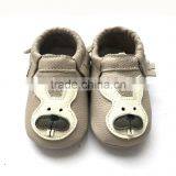 Wholesale Shoes Baby Moccasins Rubber Sole Rubber Baby Shoes for Summer Baby Shoes thumbnail-2