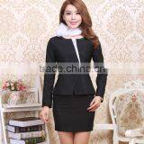 New Style Sweet Womens Plus Size Western-style Cothes Long- Sleeve Slim Suits Hotel Work Uniforms thumbnail-2