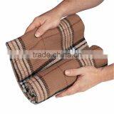 Tartan Roll-Up Blanket - 51" x 69", 100% Acrylic, Includes Leatherette Strap and Comes With Your Logo thumbnail-2