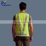 Rgb Led Flashing Police Safety Waterproof Orange Reflective Running Vest thumbnail-3