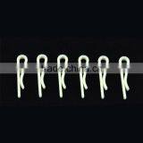 High Quality Small 4.2*1.0*0.5cm U-shape Shirt Plastic Clips For Shirt Packing thumbnail-3