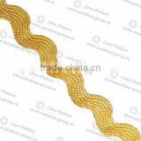 2016 Metallic Yarn Zig Zag Lace Trimming 004 thumbnail-1