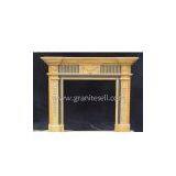 Travertine Fireplace