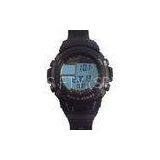 Black Wireless Pulse Measuring Watch LCD Blood Pressure Monitor thumbnail-1