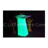 Remote Control LED Cocktail Table , Glowing Table Furniture thumbnail-1