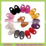 Top Sale New Fashion Soft Newborn Shoes Genuine Leather Baby Moccasins