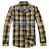 New Plaid Check Mens Long Sleeves Shirts Formals Dress Shirts Business Shirts Button Downed Custom Labelled Dress Casual Shirts thumbnail-6