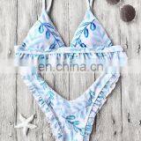 2017 Fashion Lotus Leaf Bikini Swimsuit Swimsuit thumbnail-3
