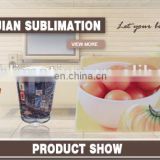sublimation blank tempered glass coasters with roumd or square shape