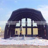 Air Tight Sealed Inflatable Stage Tent in Black With Transparent Cover 6x8m thumbnail-2