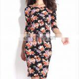 Body Shaped Elegant Hollow Out Dress thumbnail-2