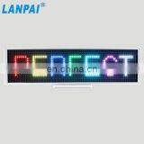 LANPAI Portable Single Color, Multi-color, RGB Mini Led Panel 16*128 Pixel Led Display Sign Running Text thumbnail-6