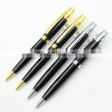 Click and Plunge Action Metallic Gold Shiny Finished Promotion Metal Ball Pen thumbnail-3