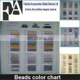 Embroidery Wholesale sewing on glass beads color chart in Bulk For Garments & Jewellry