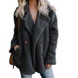 Warm Coats For Women Plush Plaid Jacket Fur Women Coats thumbnail-1