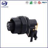 IP67 Screw Type PCB Unshielded Receptacle 90° 4A 250V for Communication Equipment Harness