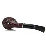 145mm Length Wooden Resin Short Tobacco Pipe With Small Brown Briar-imitation Head for Smoking thumbnail-2