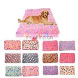 Pet Dog Blanket Warm Fleece Fabric Mat Paw Print for Small and Medium Dogs Blanket thumbnail-2