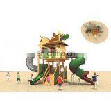 Children Wooden Combination Plastic Slide Outdoor Playground thumbnail-3