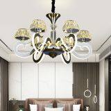 New Listed, Nordic Ceiling Lamp Golden Living Room Lamp Ceiling Lamp Modern Restaurant LED Atmosphere Creative Copper thumbnail-3