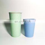 Customized Wheat Fiber Cup Biodegradable Straw Water Bottle Straw Cup thumbnail-2