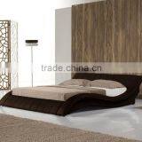 New Design Double Fancy Leather Bedroom Furniture thumbnail-3