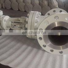 EN12288 DIN PN64 DN200 GATE VALVE Large Size Bevel Gear Operated Carbon Steel Body RAL7048 Painting Compuerta Valvulas thumbnail-5