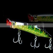5 Colors 11cm, 13g 3D Laser Luminous Painting Fishing Bait Popper Lure Saltwater Topwater Hot Selling Lure thumbnail-2