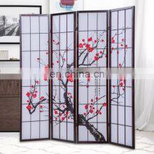 Luxury Plum Blossom Retro Style Room Divider Home Decoration Screen