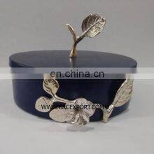 Bowl With Orchid Lid
