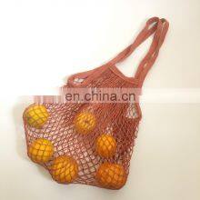 Cost Effective Custom Mesh Foldable Reusable Grocery Ladies Shoulder Hanging Food Cotton Bag thumbnail-3