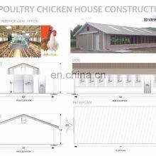 Commercial Used Steel Trusses Chicken Broiler Poultry Shed Design thumbnail-2