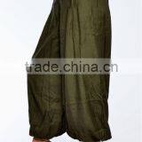 Women Stylish Pure Rayon Multi Color Harem Pants Bottom Trousers thumbnail-5