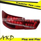 AKD Car Styling FORTE LED Tail Light 2011 FORTE Tail Lights CERATO led Rear Trunk Lamp DRL+Turn Signal+Reverse+Brake