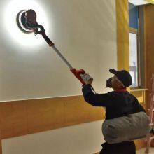 Portable 225mm Long Handle Self Vacuum Telescopic Foldable Electric Drywall Putty Wall Sanding Machine Drywall Sander With LED Light thumbnail-5