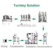 5l 100l 200l 500l 20 Gallon Stainless Steel Single Effect Industrial Price Ethanol Vacuum Falling Film Evaporator System thumbnail-2