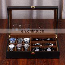 High Quality Wooden Display 8 Grid Watch Box Case thumbnail-3