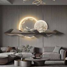 The Living Room Has a Backing Sofa and a Picture of Nine Fishes16 thumbnail-4