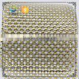 Silver Mix Gold Color Diamond Mesh Wrap Wedding Party Home Decor